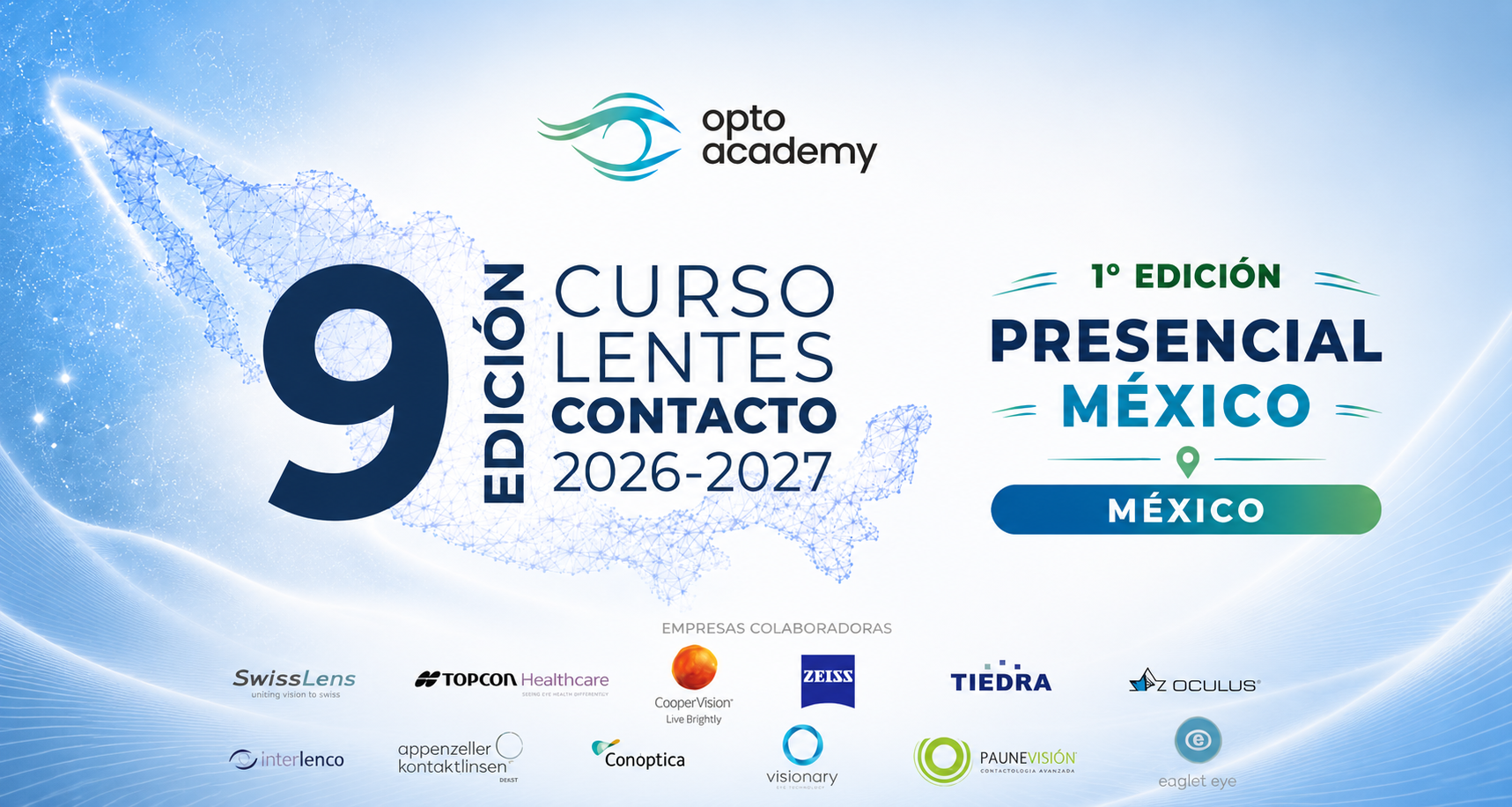 9ª Edición Curso Lentes Contacto 2026-2027 Presencial LATAM México